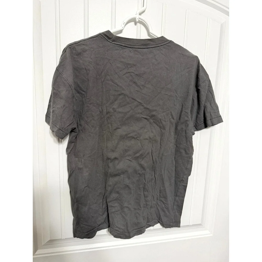 Abercrombie & Fitch T-Shirt Mens Medium Grey Relaxed Soft A&F Essentials Tee